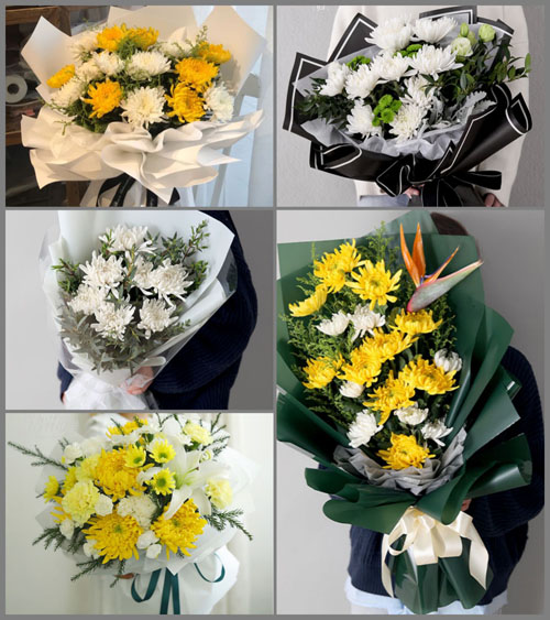 广东揭阳市普宁市梅塘镇高埔村白事花束代送